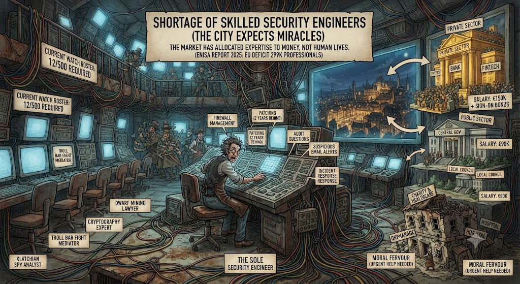 Skilled security engineers